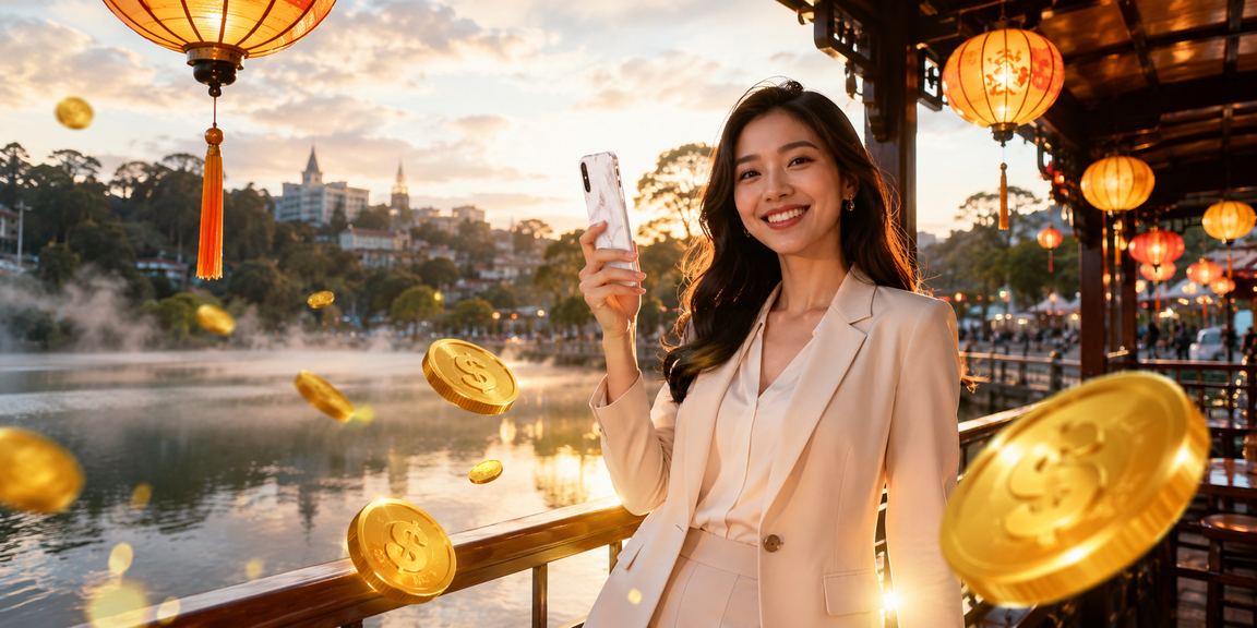 Khách hàng sử dụng ví điện tử Momo để thanh toán